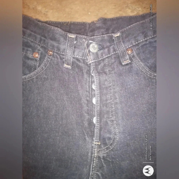 signature by Levi Strauss gold label black button up jeans w26 L32 - Picture 3 of 4